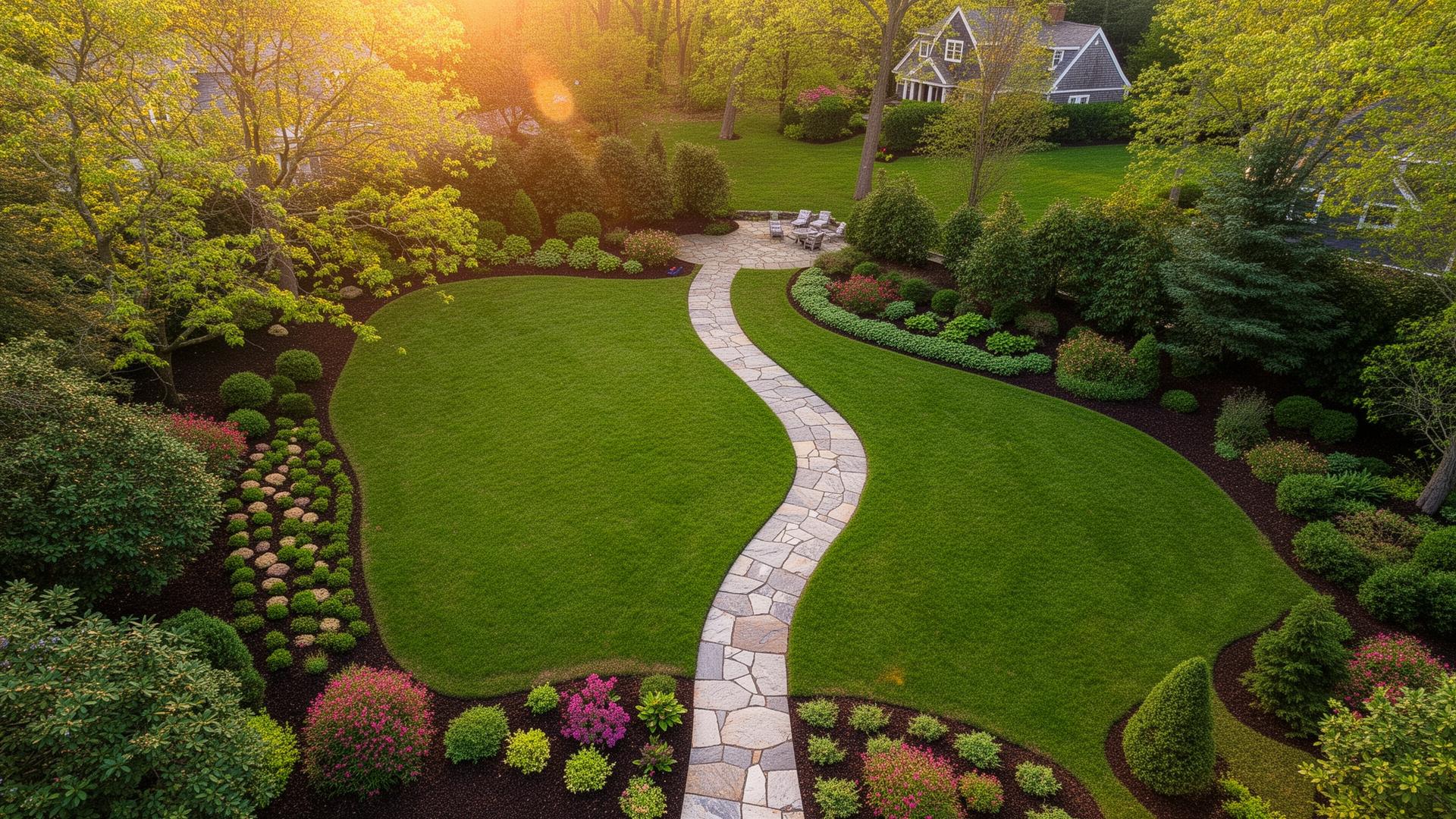 Recent landscaping project